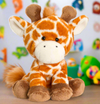 Giraffe plush soft toy keel toys baby giraffe pippins stuffed jungle animal kids birthday gift party bag filler children souvenir 