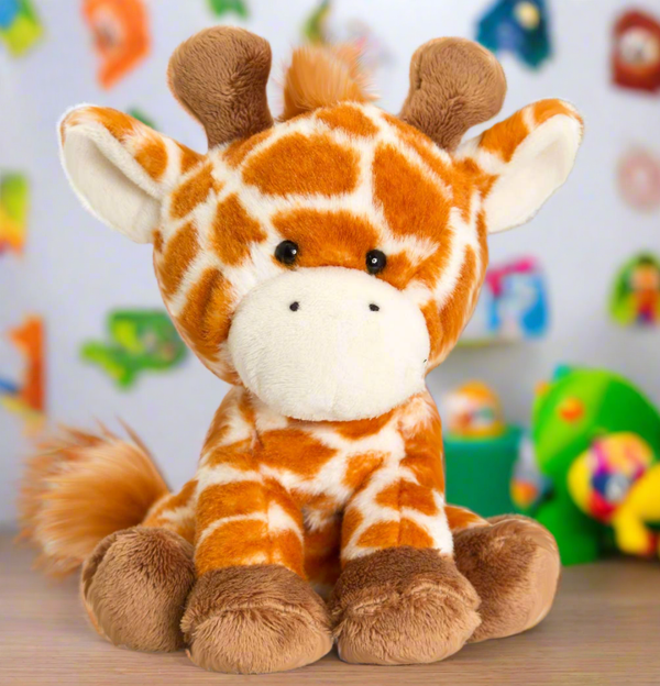 Giraffe plush soft toy keel toys baby giraffe pippins stuffed jungle animal kids birthday gift party bag filler children souvenir 