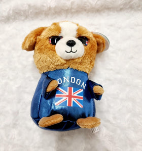 London Souvenir Dog Mini Motsu in Blau