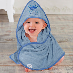 Prince hooded towel with crown bulk pack of 4