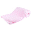 Wickeltuch aus Fleece mit PV-Aufdruck „Pink Rose“ für Babys