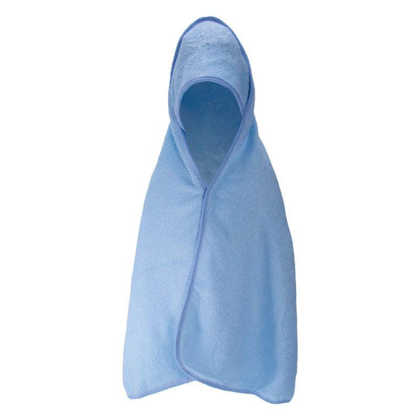 Plain Blue Supersoft Hooded Robe - instige.myshopify.com
