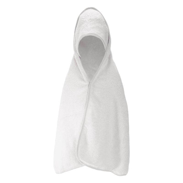 Plain White Supersoft Hooded Robe - instige.myshopify.com
