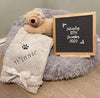 Personalised Waffle Pet Blanket