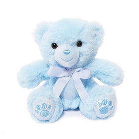 BLUE TEDDY BEAR W/PAWS 15CM