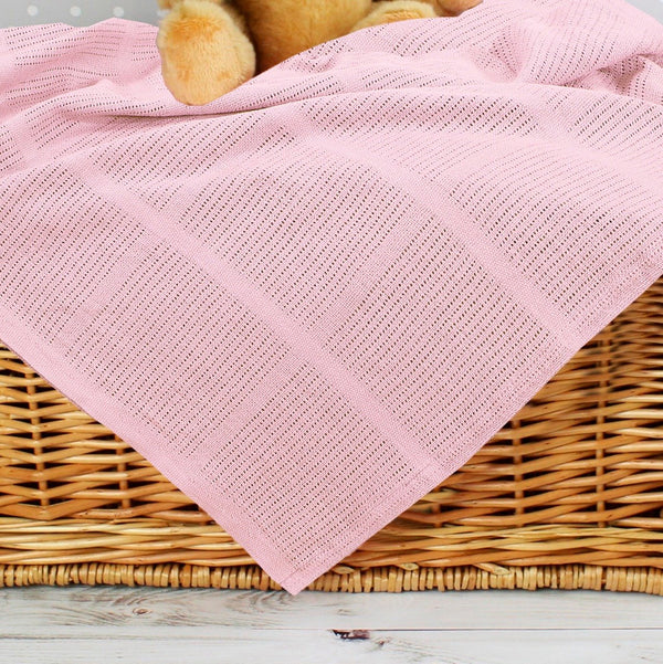 Cellular Blanket Pink - Snugdem Boogums