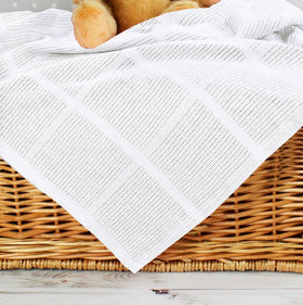 Baby Cellular Blanket - White