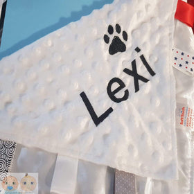 Personalised chewy comforter for pet - White