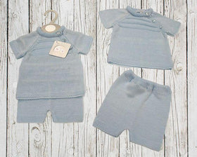 Knitted Baby Boys 2 pcs Set  (0-9 Months)