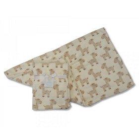 BABY CREAM GIRAFFE BLANKET