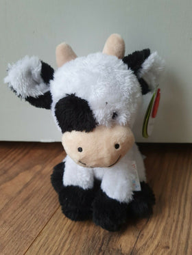Cow Soft Beanie Toy-Keel Toys  14cm