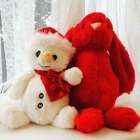 Christmas Gift Bundle - Bashful Bunny - Snowman