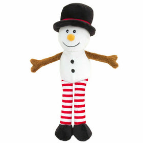 Christmas Dangly Characters Cuddly Snowman 12cm