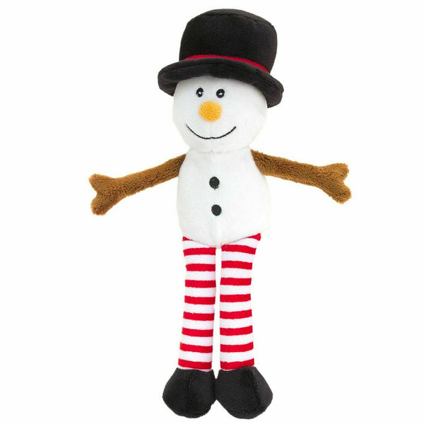 Christmas Dangly Characters Cuddly Snowman 12cm - instige.myshopify.com