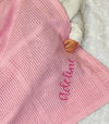 Personalised Pink Cellular Blanket - SnugDem Boogums