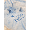Personalised bear Comforter with ribbon tags - Blue - instige.myshopify.com