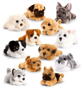 Soft stuffed Cuddle puppies - Keel Toys