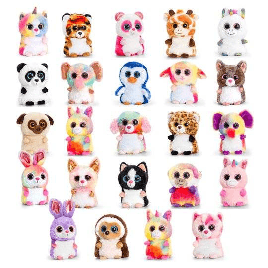Keel toys mini motsu, Soft stuffed beanies, full range all characters