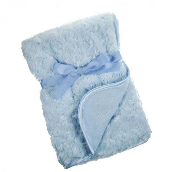 Rose fur Blanket-Blue - SnugDem Boogums