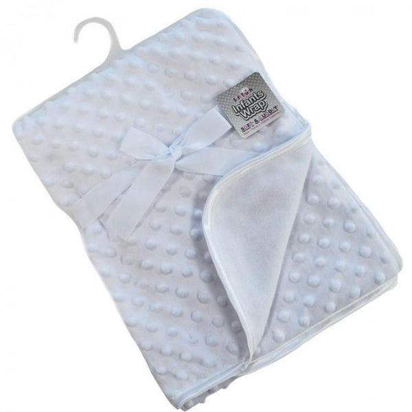 Soft Touch Popcorn Blanket-White - SnugDem Boogums