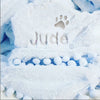 Personalised Pet blanket soft fluffy with  pom-pom