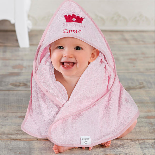 Princess bath towel with crown - SnugDem Boogums